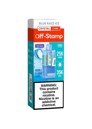 Off-Stamp Crystal Cube Pod Blue Razz Ice