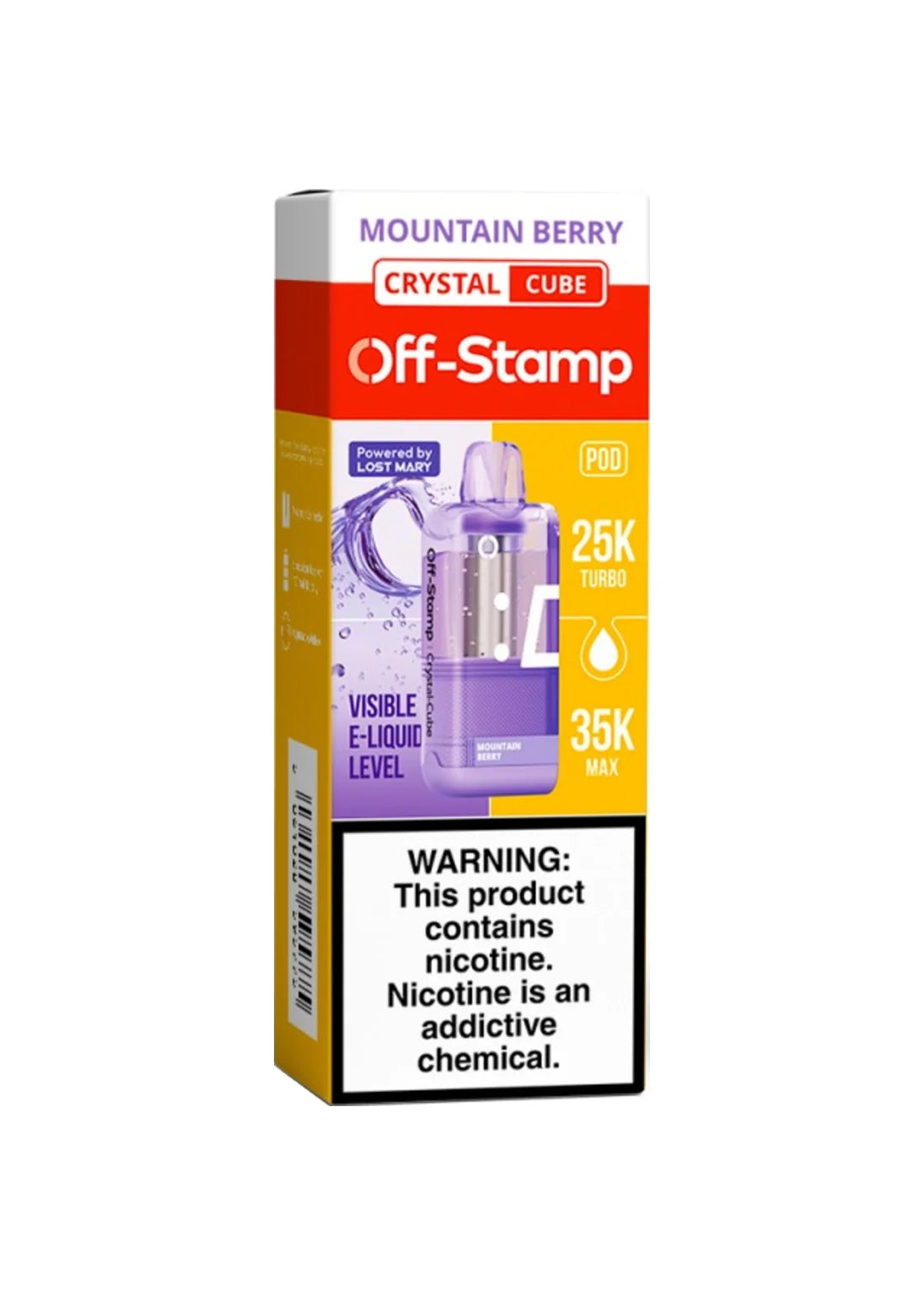 Off-Stamp Crystal Cube Pod Mountain Berry