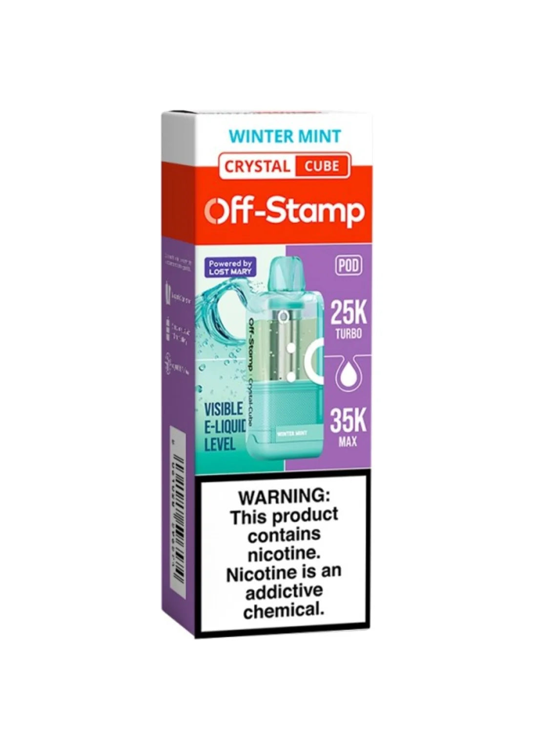 Off-Stamp Crystal Cube Pod Winter Mint