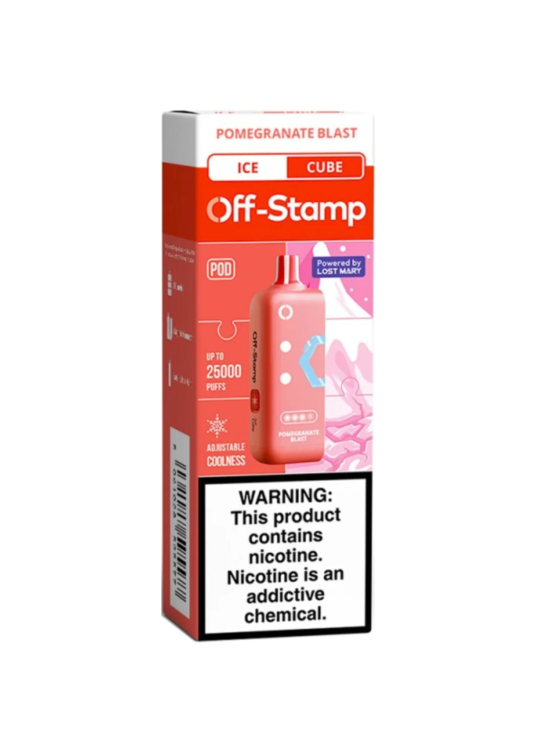 Off-Stamp Ice Cube Pod: Pomegranate Blast