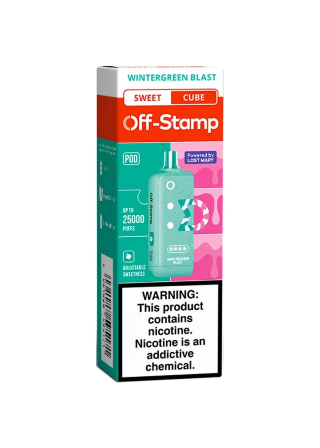Off-Stamp Sweet Cube Pod Wintergreen Blast