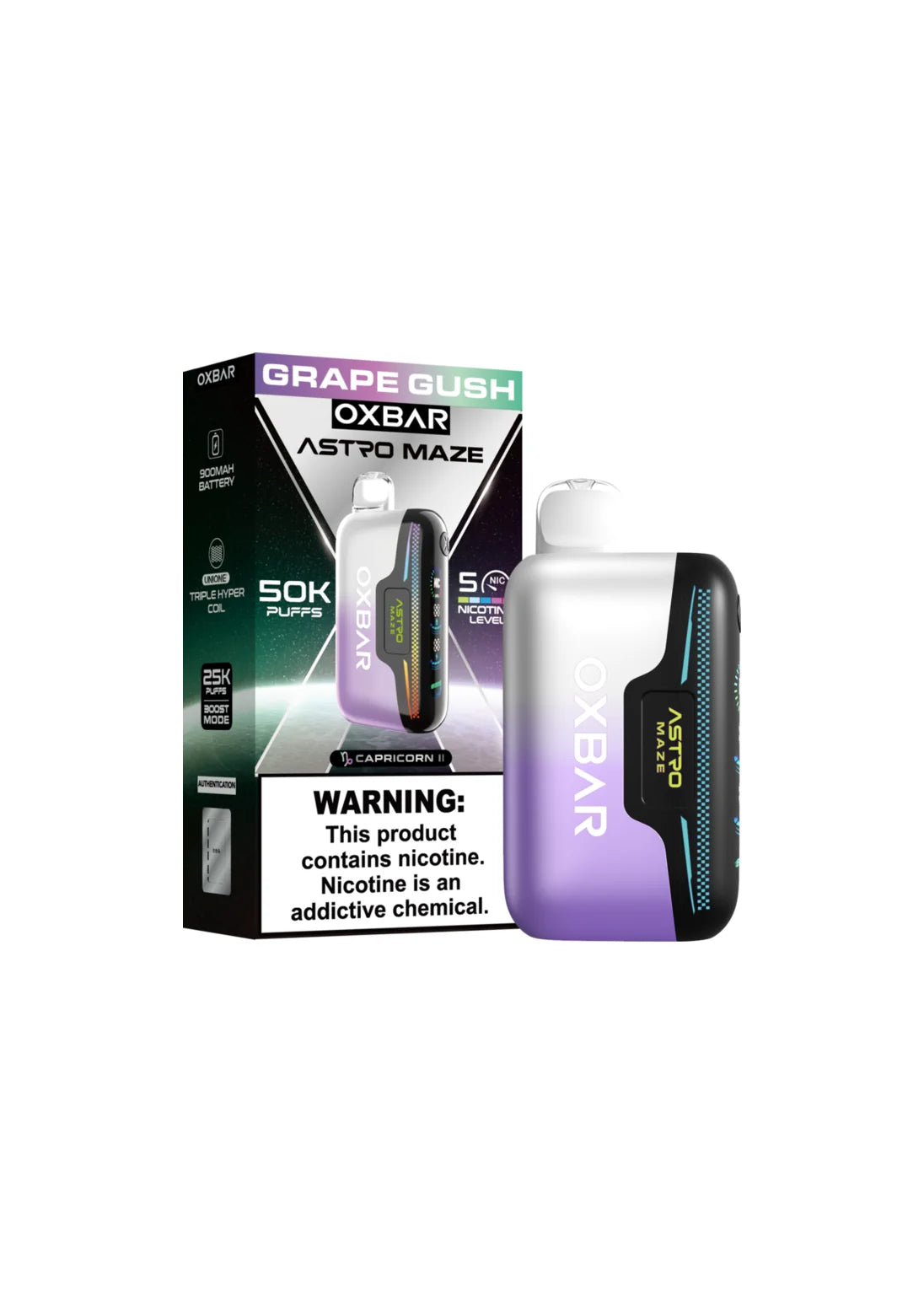 Oxbar Astro Maze 50K Grape Gush