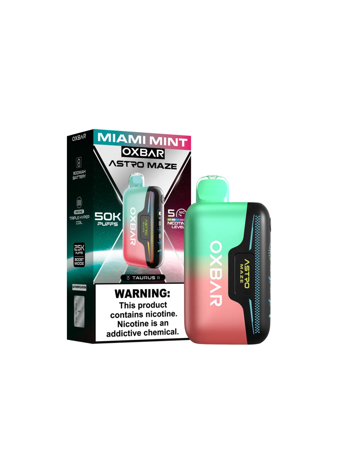 Oxbar Astro Maze 50K Miami Mint