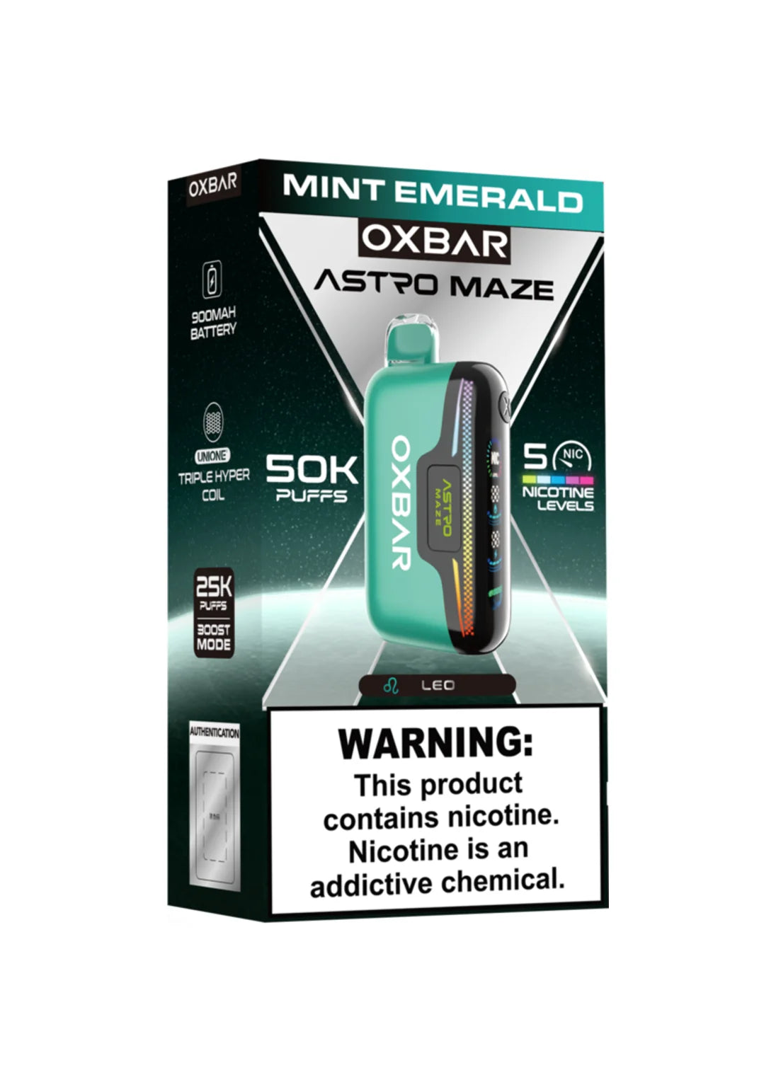 Oxbar Astro Maze 50K Mint Emerald