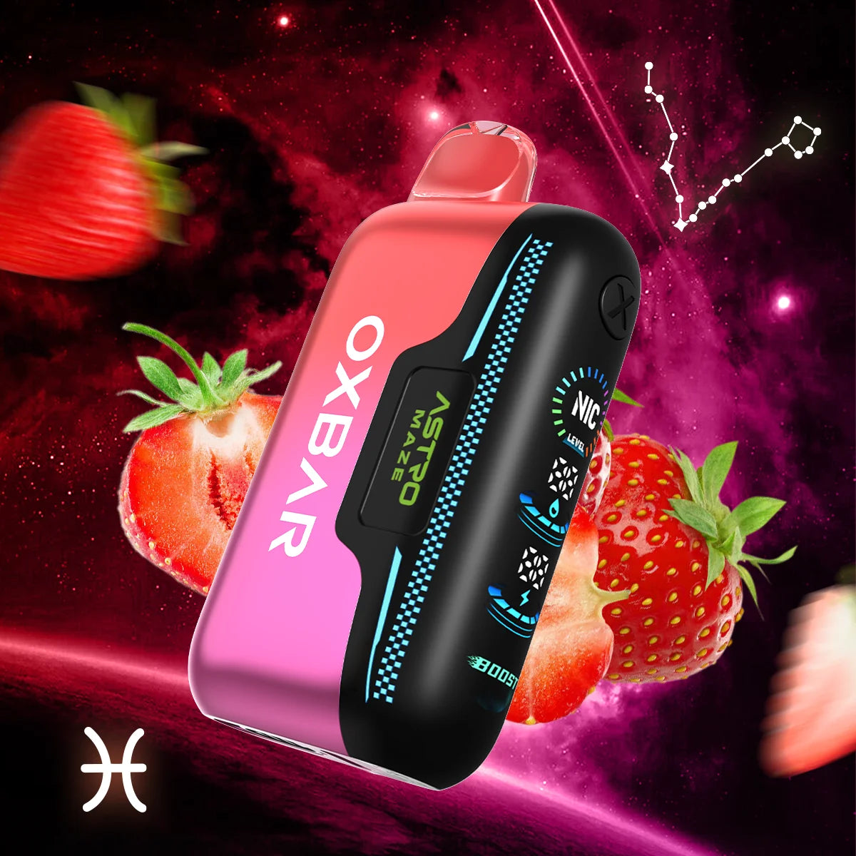 Oxbar Astro Maze 50K Sexy Strawberry | GetPop Oxbar Astro Maze 50K Sexy Strawberry | GetPop