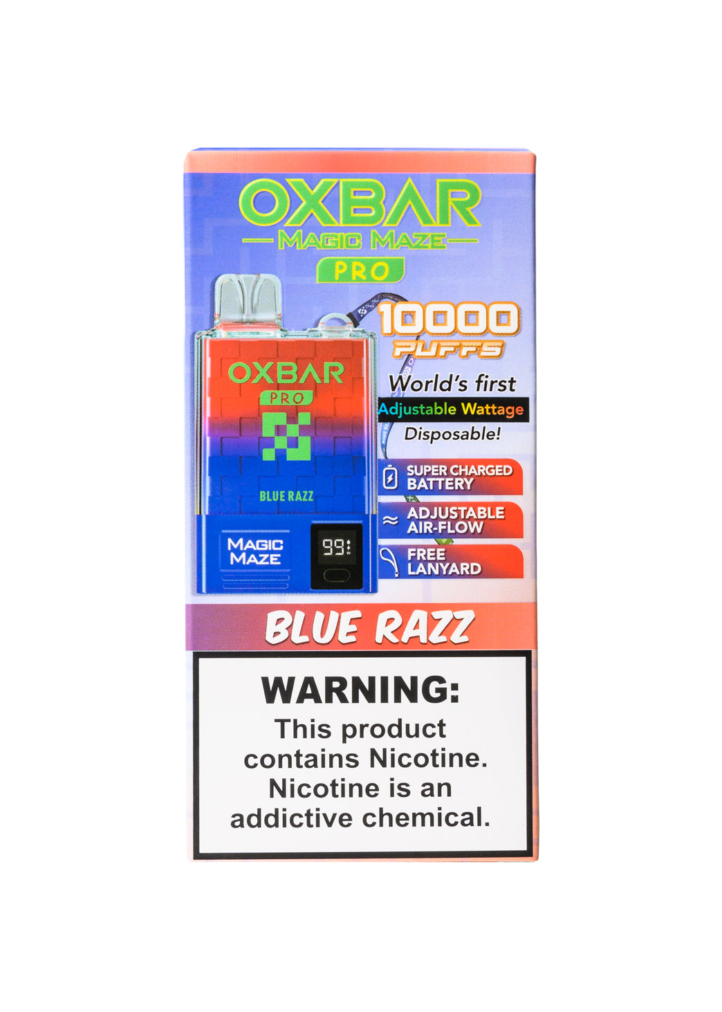 Oxbar Magic Maze Pro 10K Blue Razz