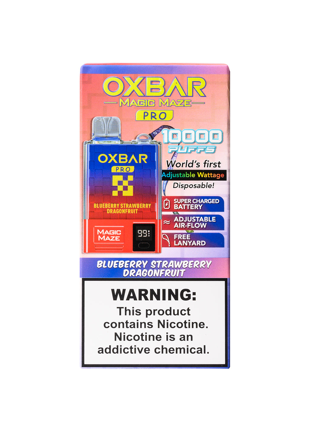 Oxbar Magic Maze Pro 10K Blueberry Strawberry Dragon Fruit