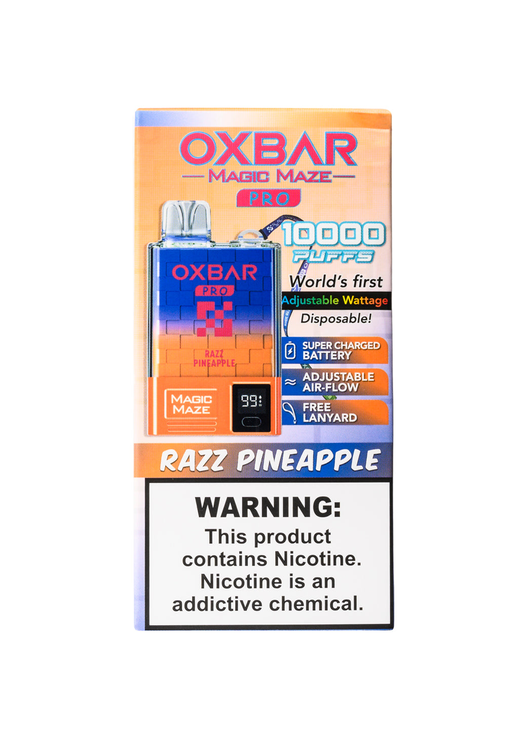 Oxbar Magic Maze Pro 10K Razz Pineapple | GetPop