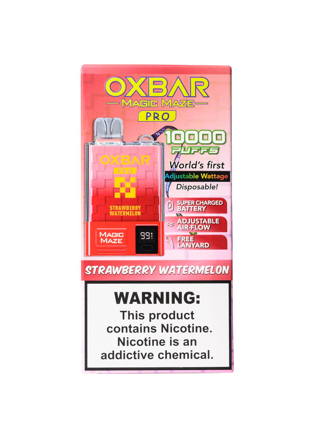 Oxbar Magic Maze Pro 10K Strawberry Watermelon | GetPop Oxbar Magic Maze Pro 10K Strawberry Watermelon | GetPop