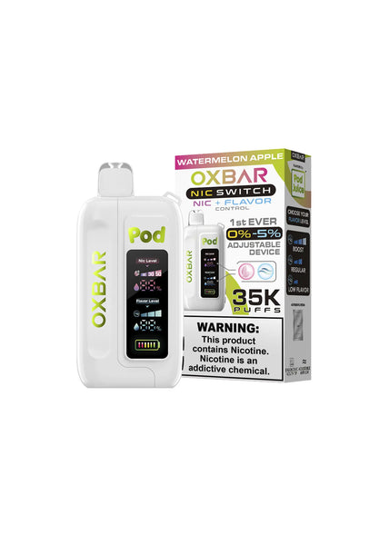 Oxbar x Pod Juice Nic Switch 35K Watermelon Apple | GetPop