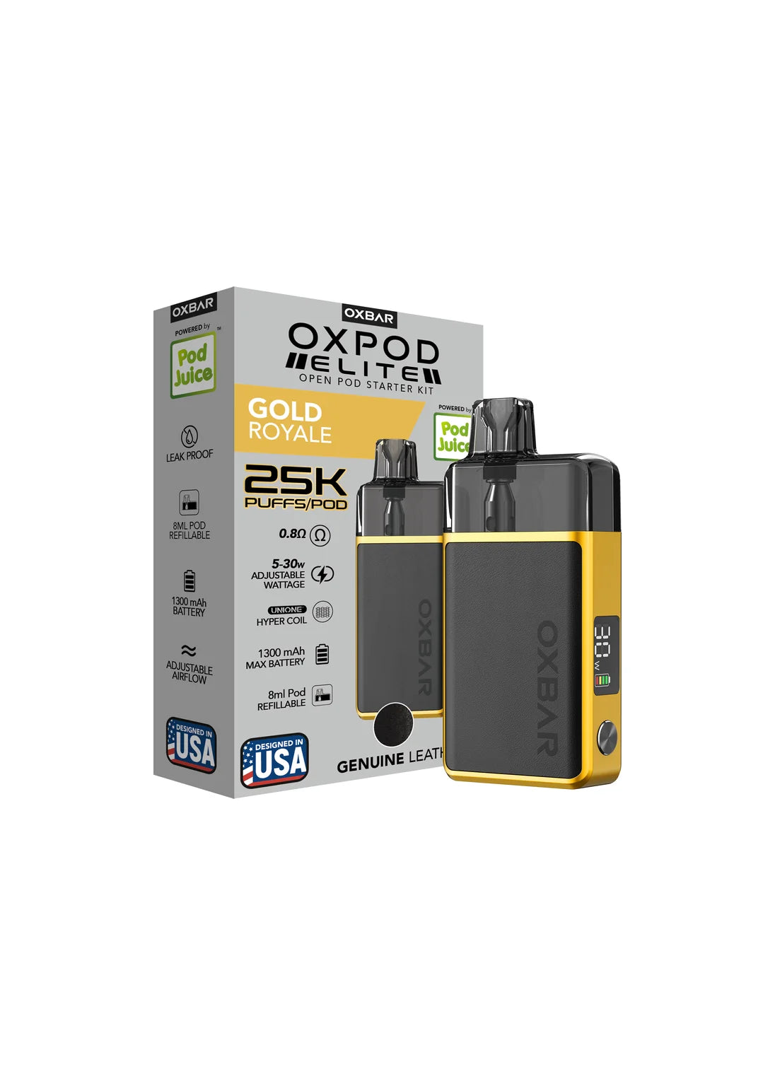 Oxbar x Pod Juice Oxpod Elite Pod Kit Gold Royale
