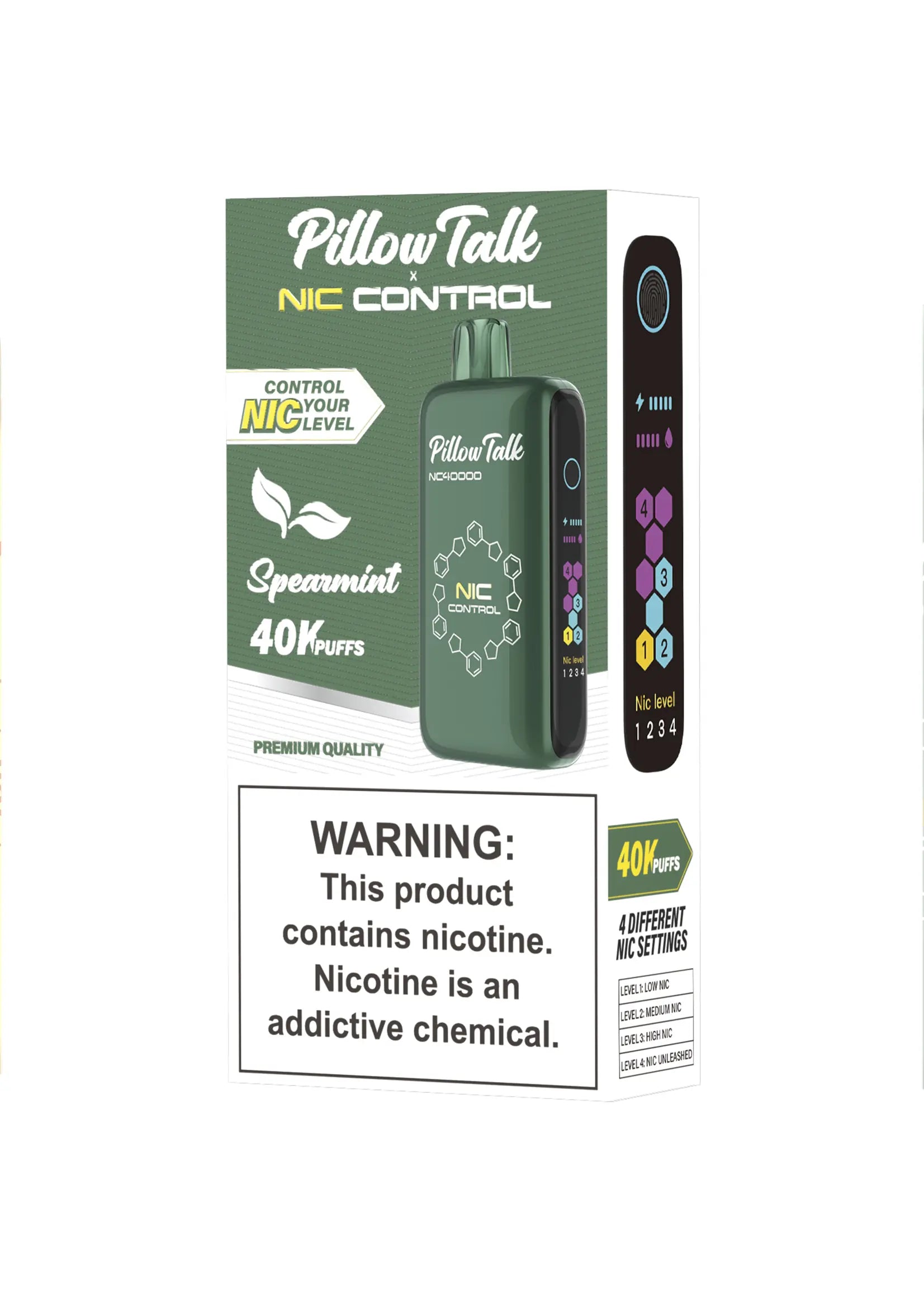 Pillow Talk Nic Control NC40000 Spearmint
