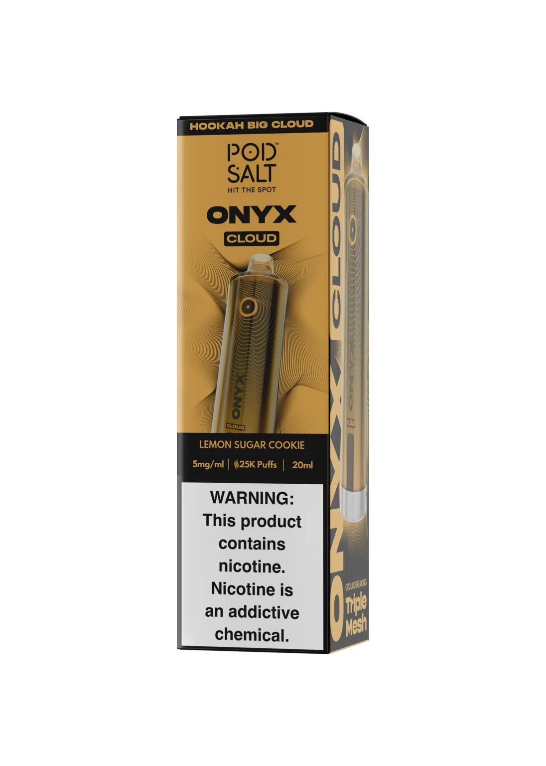 Pod Salt Onyx Cloud 25K Lemon Sugar Cookie product packaging