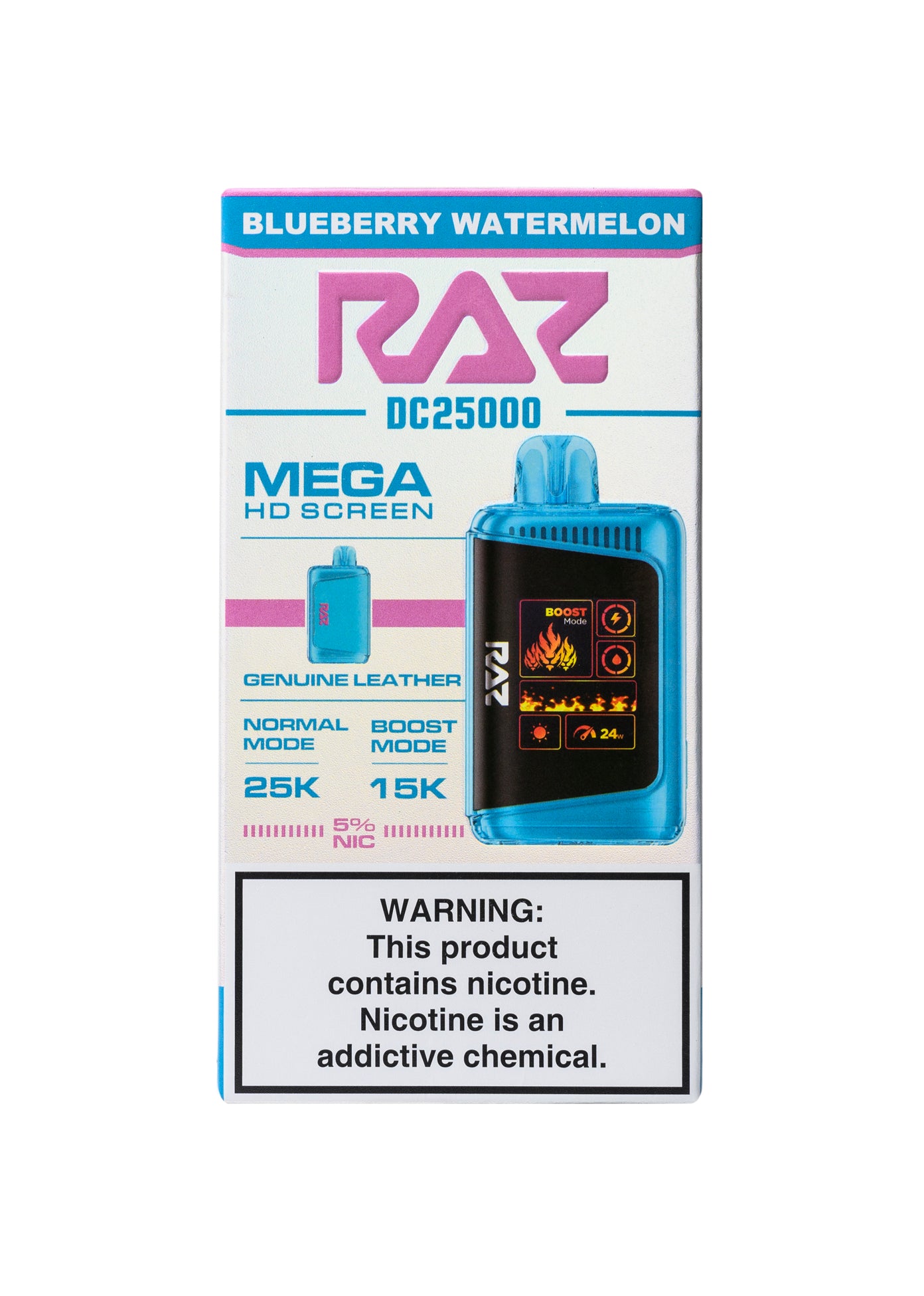 Rainbow Rain Raz Flavor RAZ DC25000 Blueberry Watermelon Rainbow Rain Raz Flavor RAZ DC25000 Blueberry Watermelon