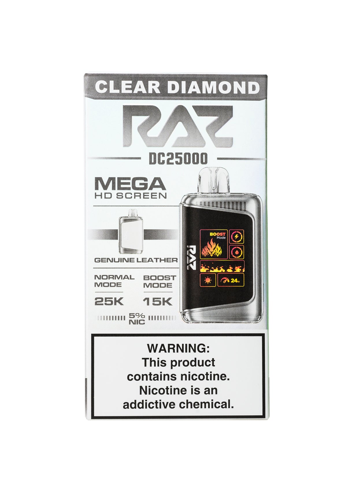 RAZ DC25000 Clear Diamond | GetPop RAZ DC25000 Clear Diamond | GetPop