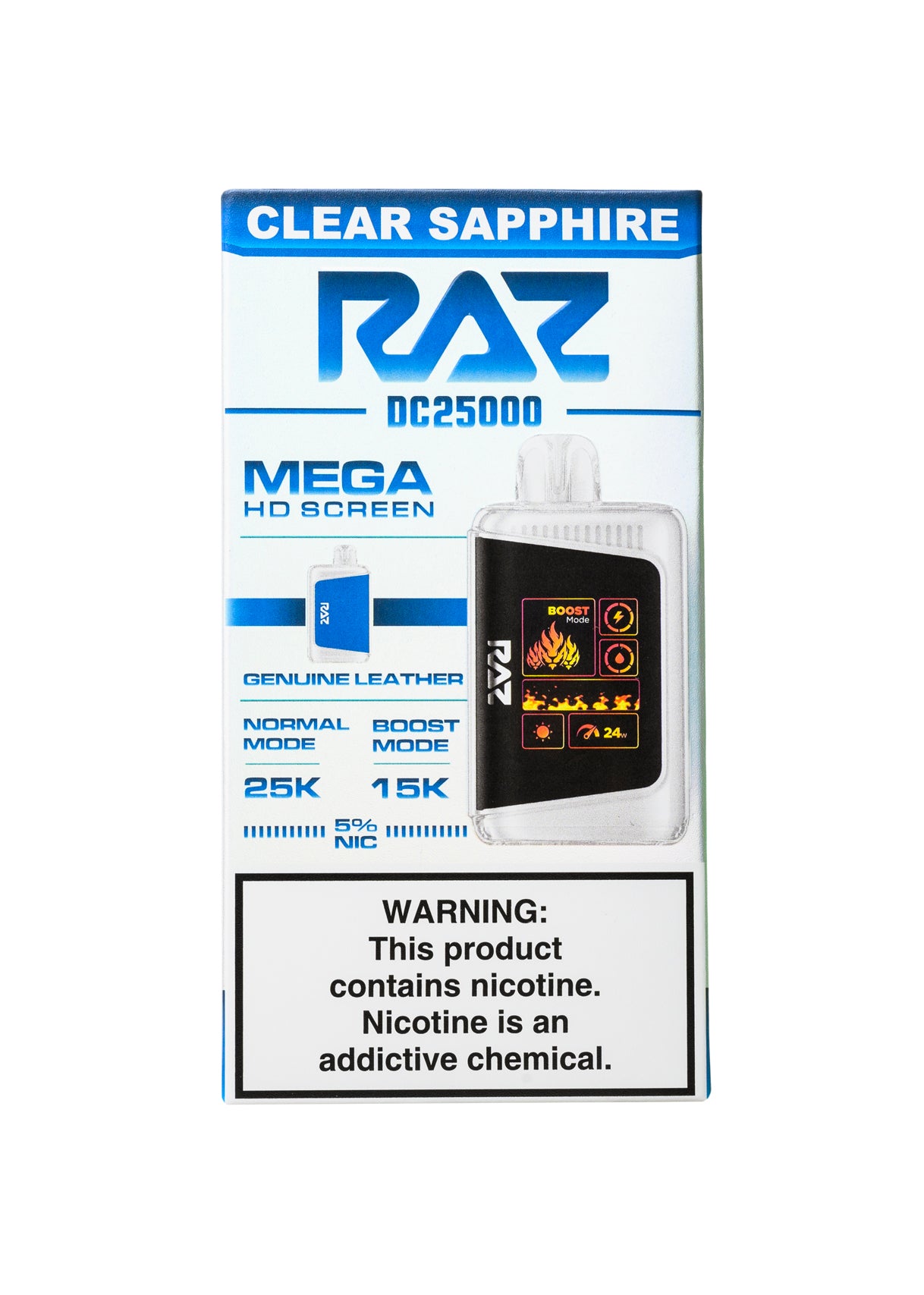 RAZ DC25000 Clear Sapphire | GetPop RAZ DC25000 Clear Sapphire | GetPop