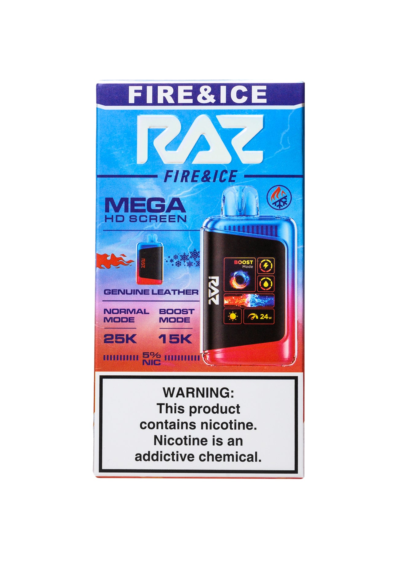 RAZ DC25000 Fire and Ice (Cinnamon Ice) | GetPop RAZ DC25000 Fire and Ice (Cinnamon Ice) | GetPop