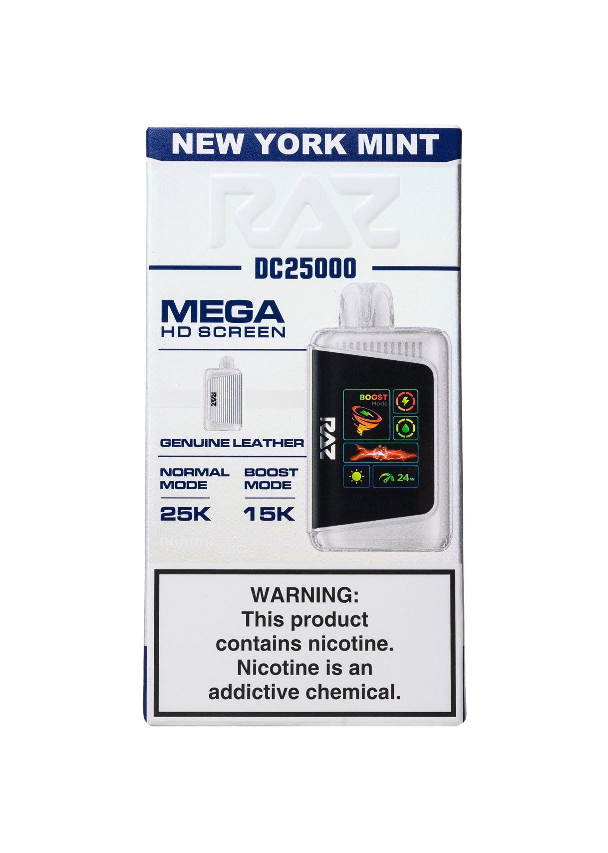 elf bar vape uk RAZ DC25000 New York Mint