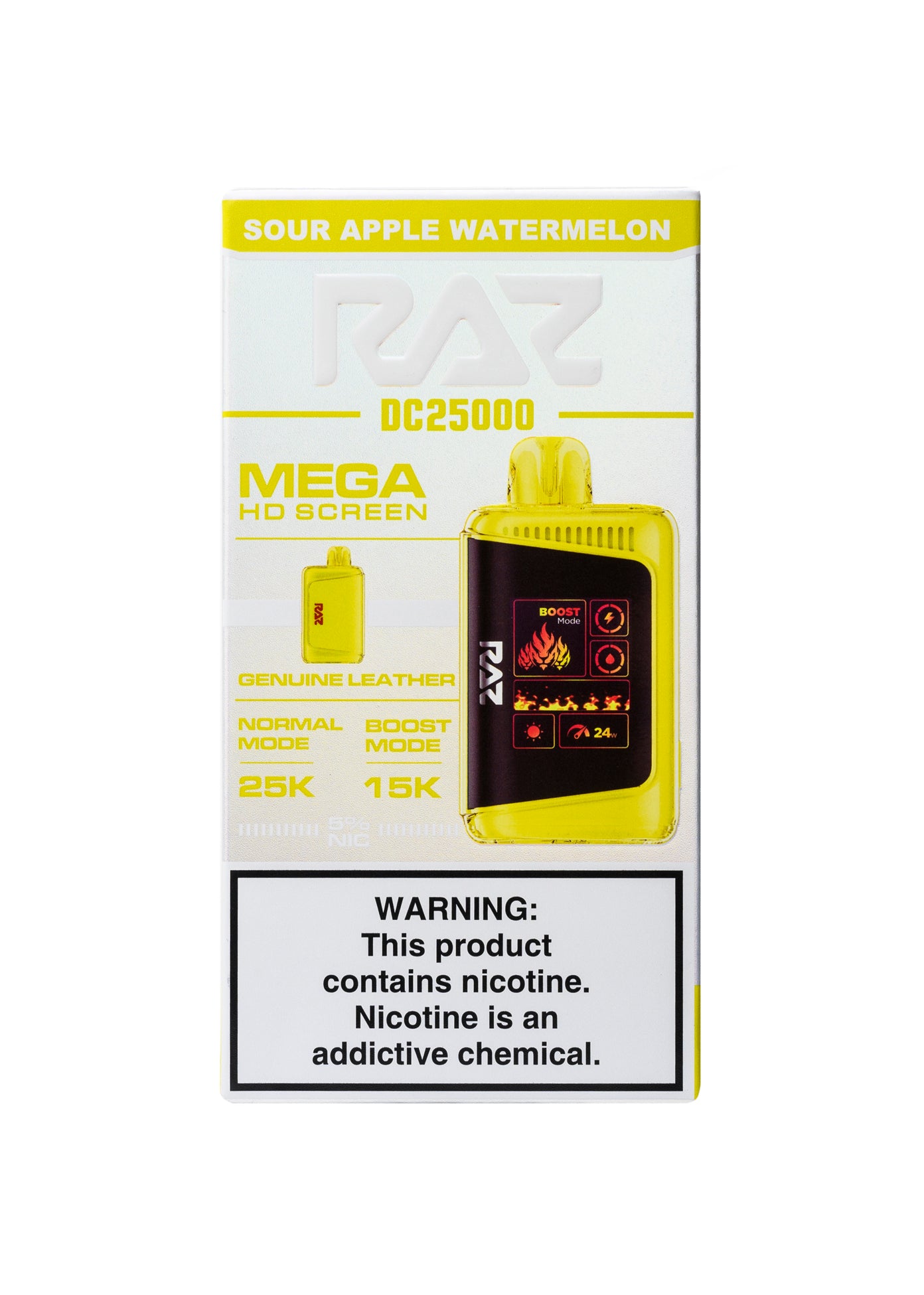 elf bar vape uk Sour Apple Watermelon Raz DC25000 Puffs Disposable Vape main image 1