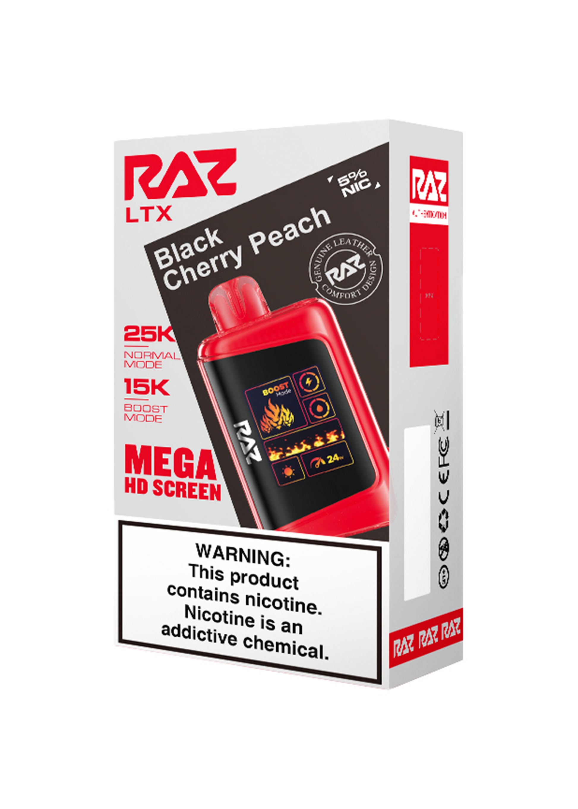 RAZ LTX 25K Black Cherry Peach | GetPop RAZ LTX 25K Black Cherry Peach | GetPop