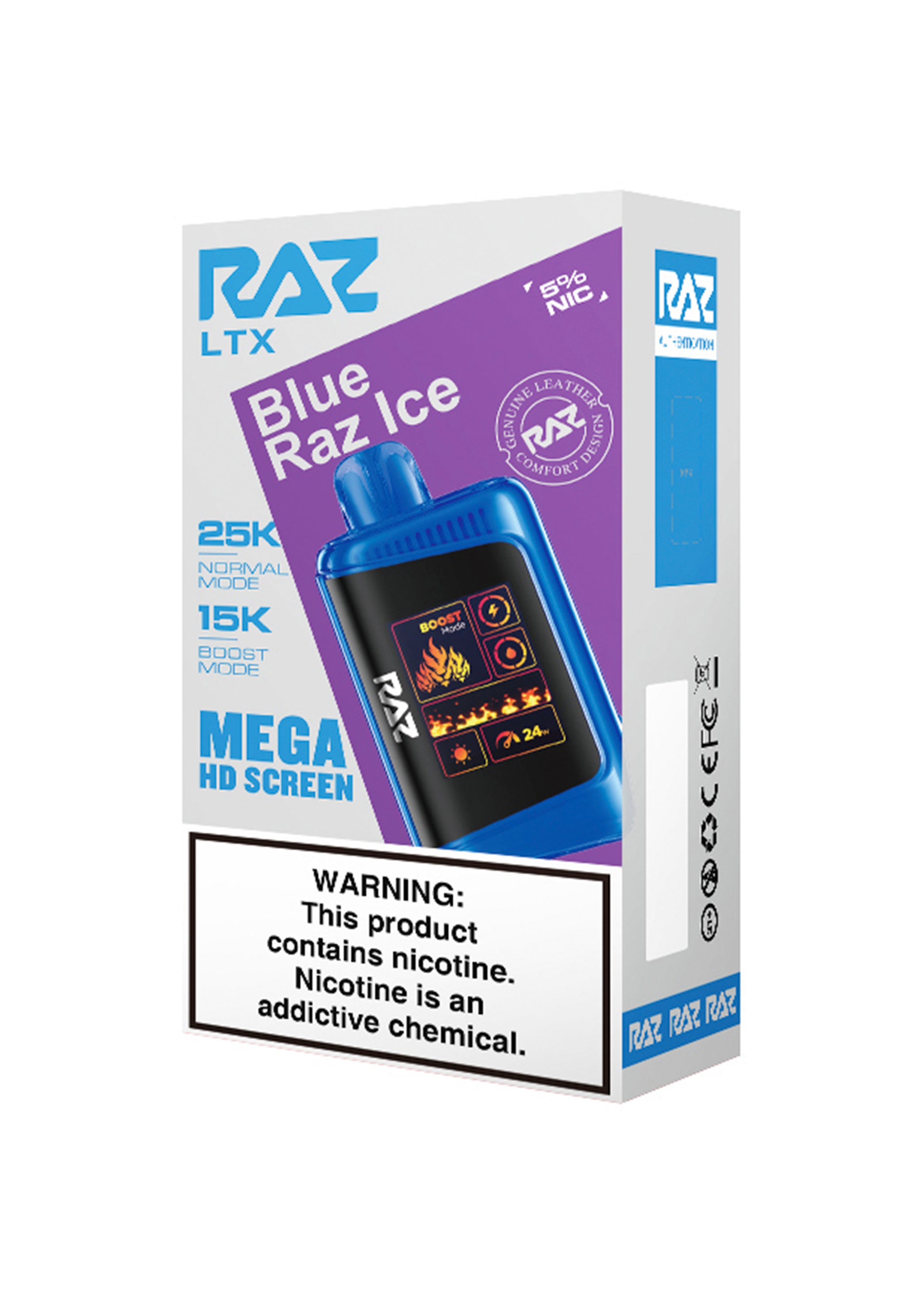 RAZ LTX 25K Blue Raz Ice | GetPop