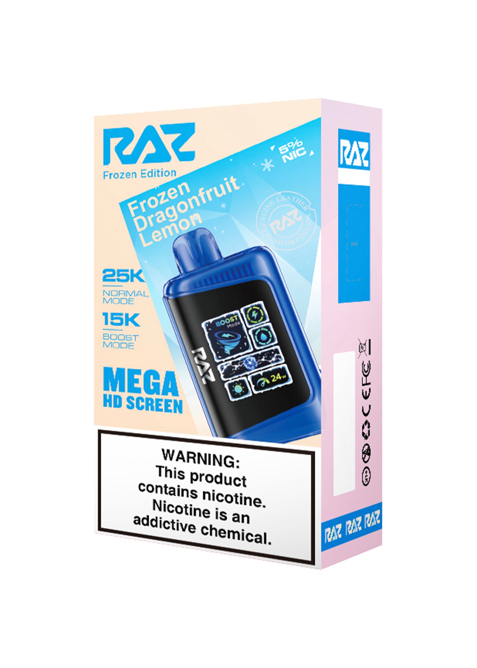 RAZ LTX 25K Frozen Dragonfruit Lemon | GetPop RAZ LTX 25K Frozen Dragonfruit Lemon | GetPop