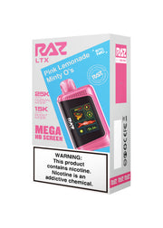 RAZ LTX 25K Pink Lemonade Minty O's | GetPop RAZ LTX 25K Pink Lemonade Minty O's | GetPop