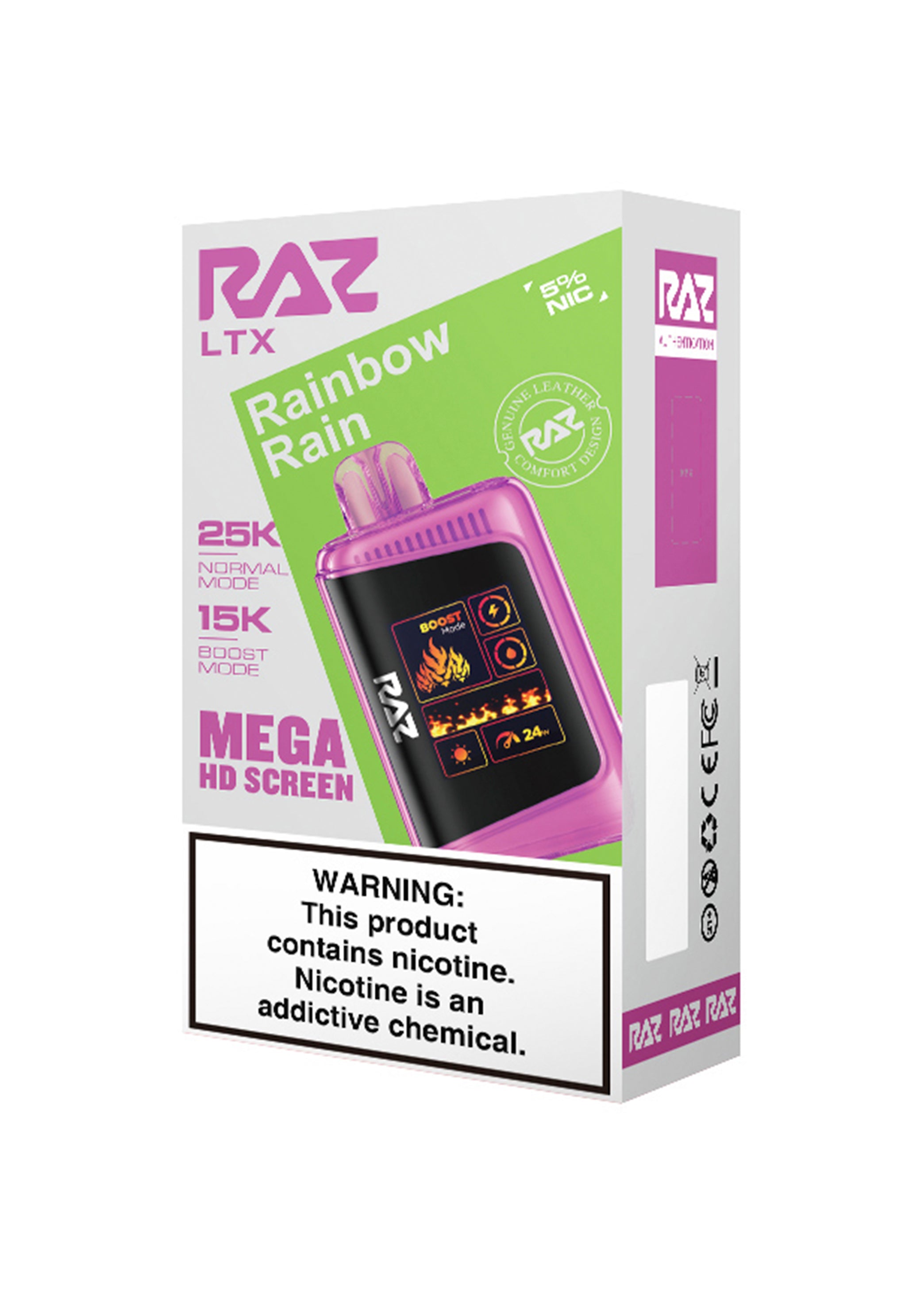 Raz Rainbow Rain Flavor Taste Rainbow Rain RAZ LTX 25k Disposable Vape NicDelivery RAZ LTX 25K Rainbow Rain | GetPop Raz Rainbow Rain Flavor Taste Rainbow Rain RAZ LTX 25k Disposable Vape NicDelivery RAZ LTX 25K Rainbow Rain | GetPop