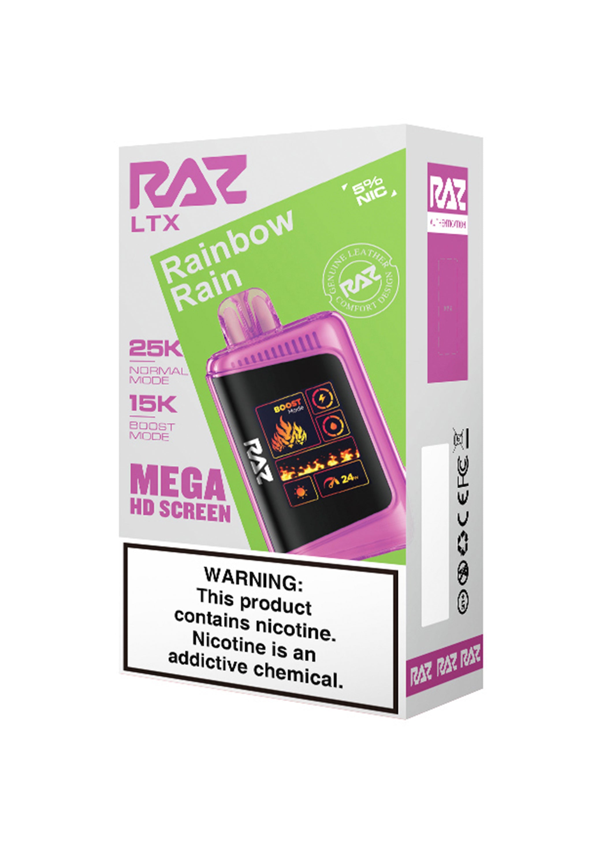 RAZ LTX 25K Rainbow Rain