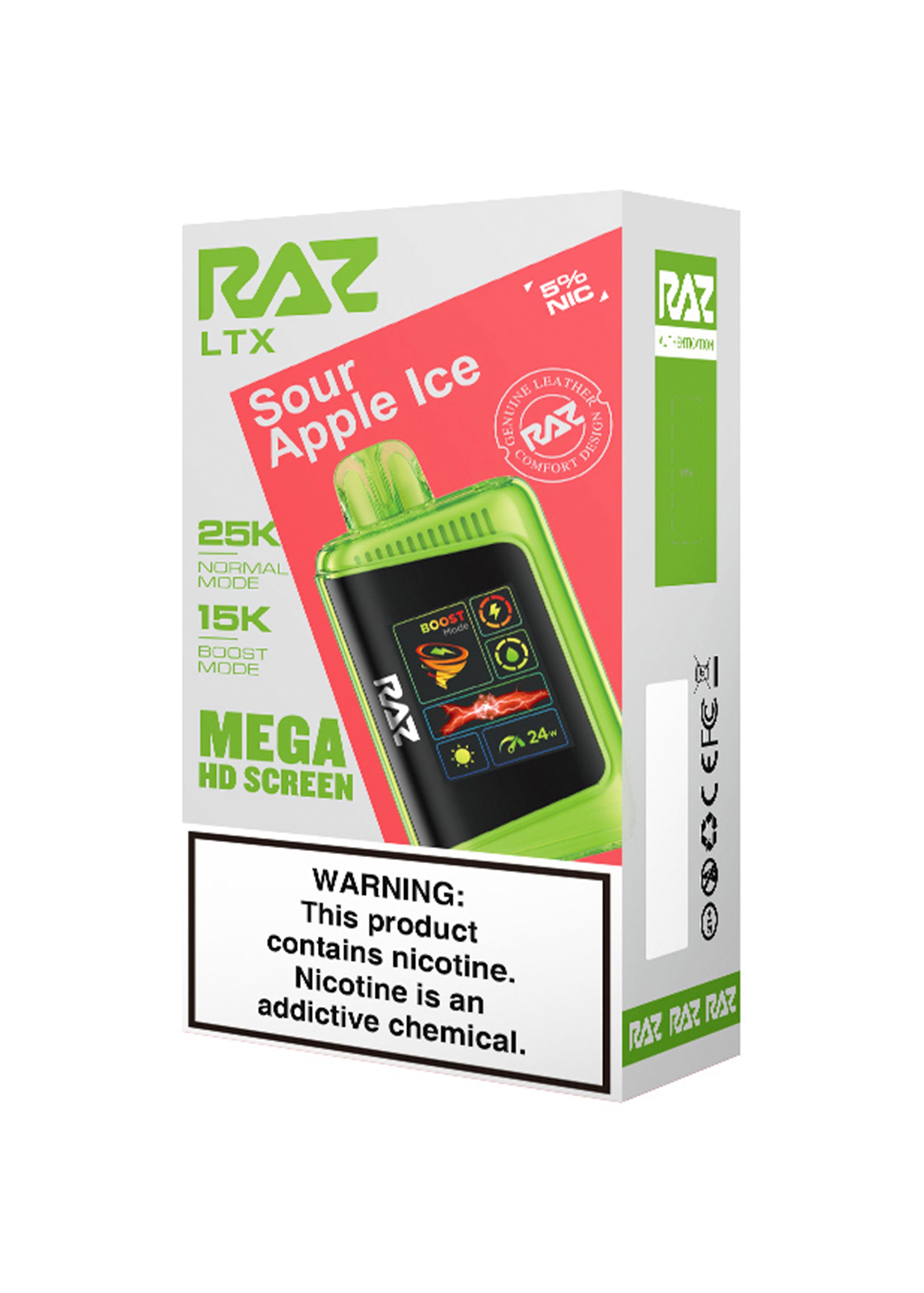 RAZ LTX 25K Sour Apple Ice