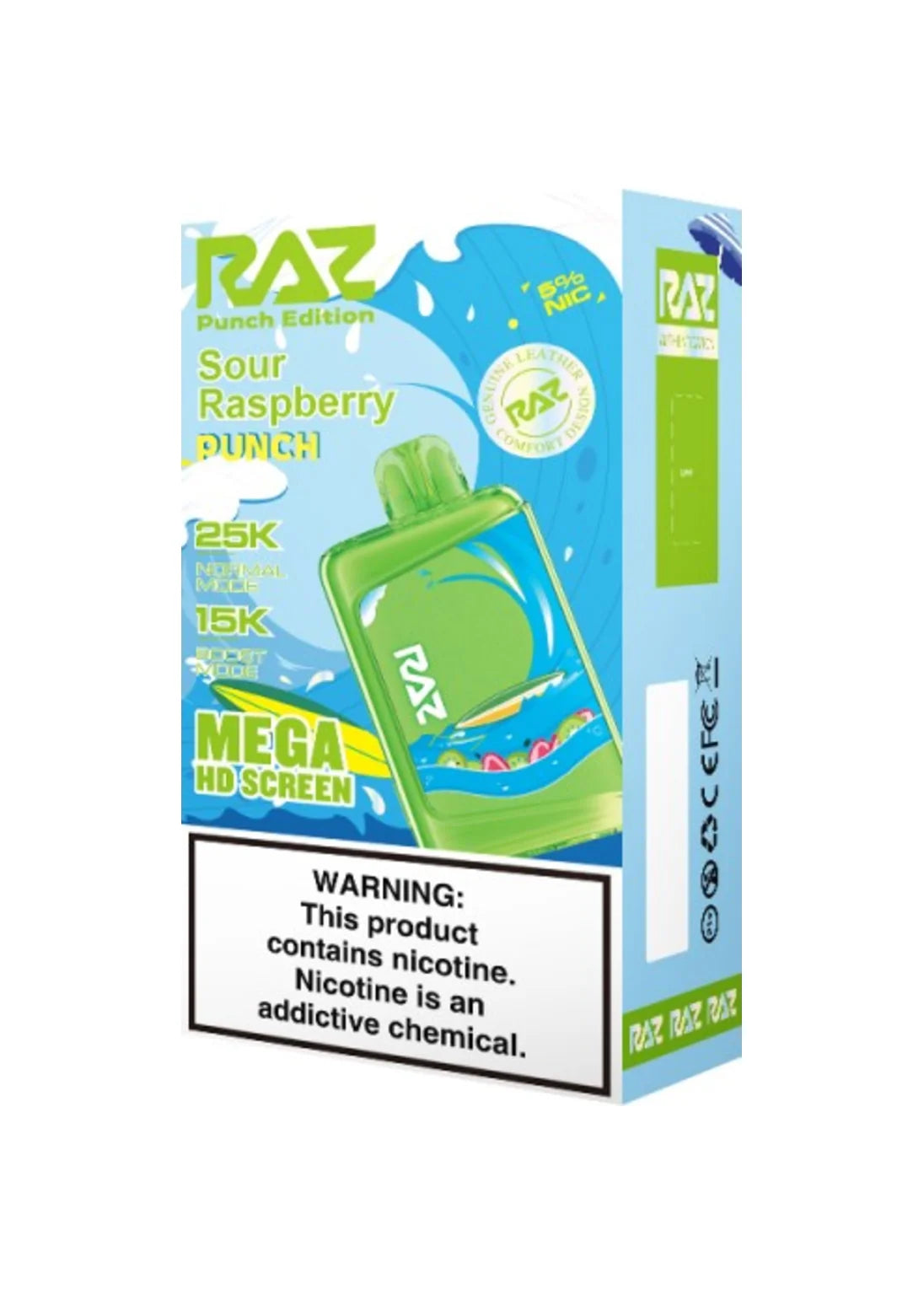 RAZ LTX 25K Sour Raspberry Punch | GetPop RAZ LTX 25K Sour Raspberry Punch | GetPop