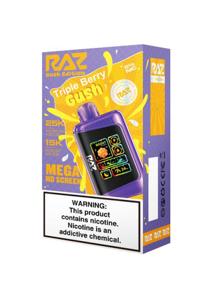 RAZ LTX 25K Triple Berry Gush | GetPop RAZ LTX 25K Triple Berry Gush | GetPop