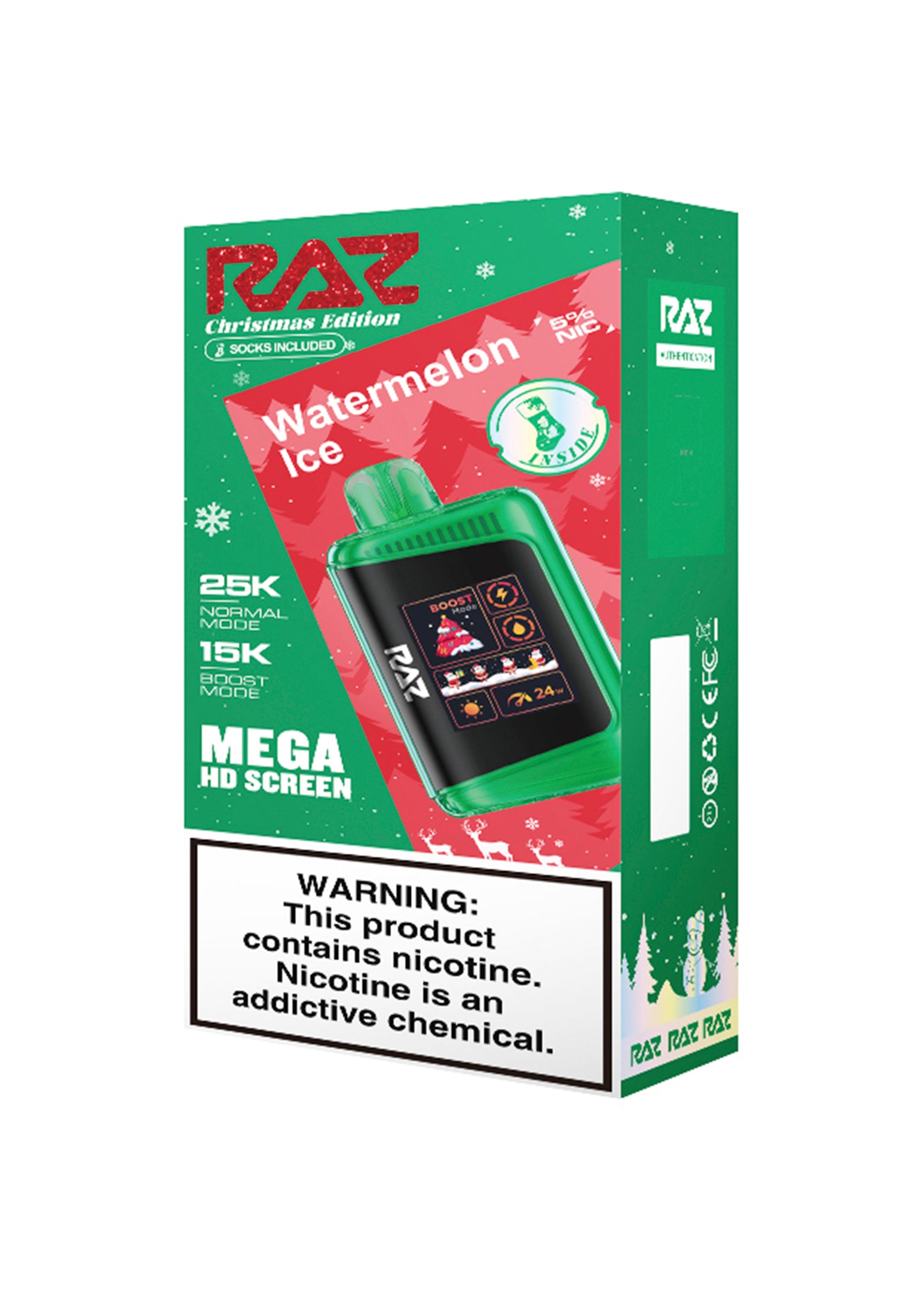 RAZ LTX 25K Watermelon Ice (Christmas Edition)