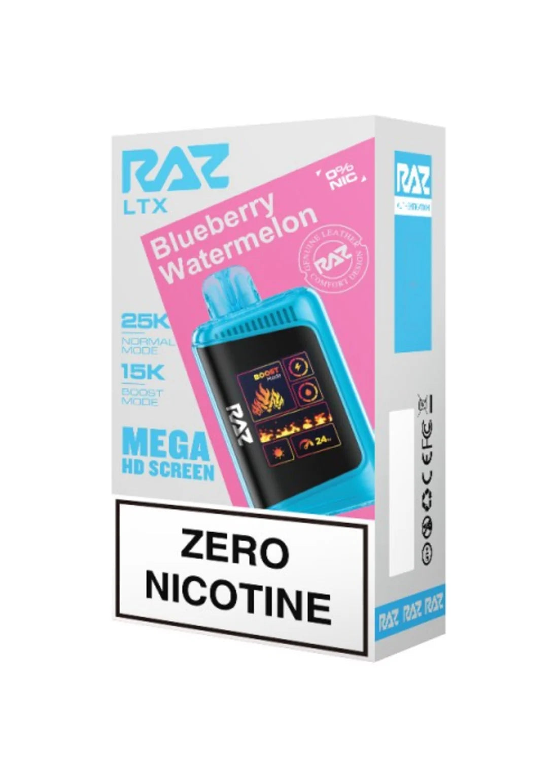 RAZ LTX 25K ZERO: Blueberry Watermelon 0%