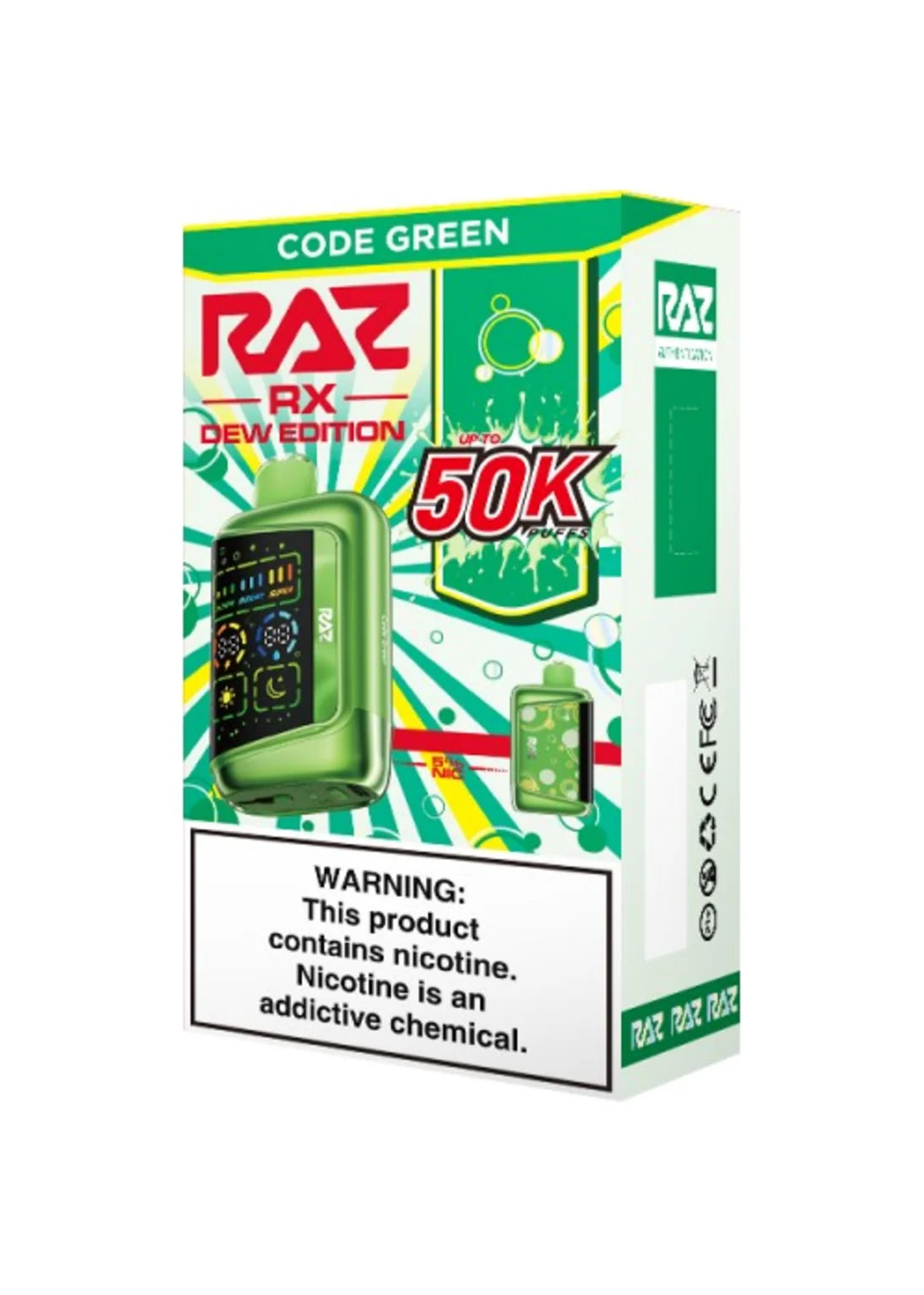 RAZ RX50K Code Green