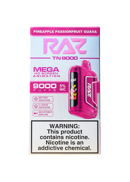Raz Vape Pineapple Passionfruit Guava Raz Tn9000 | Tiffany Raz Flavor Raz DC25000 | Sili Box - First Turbo Disposable Vape Raz Vape Pineapple Passionfruit Guava Raz Tn9000 | Tiffany Raz Flavor Raz DC25000 | Sili Box - First Turbo Disposable Vape
