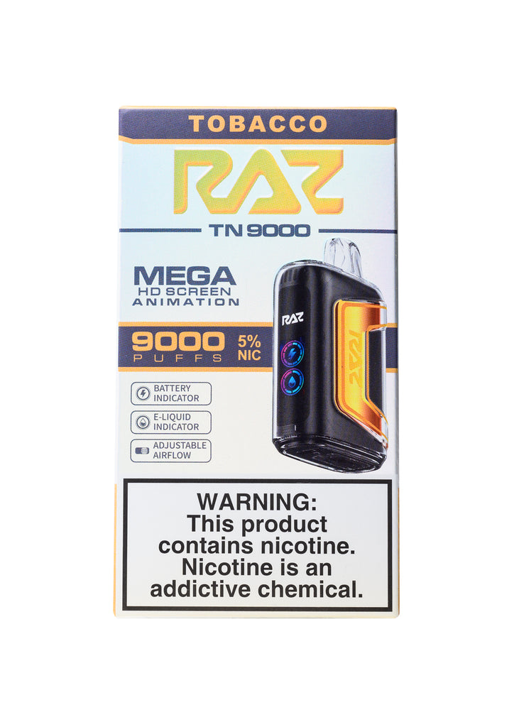 RAZ TN9000 Tobacco | GetPop