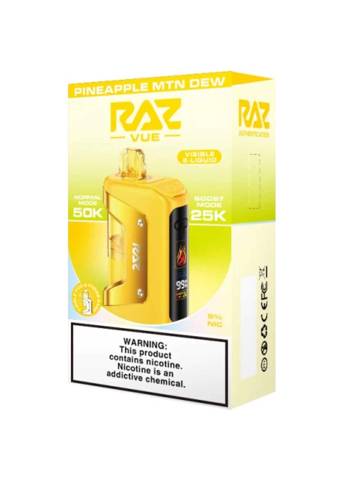 RAZ VUE 50K Kit Pineapple MTN Dew