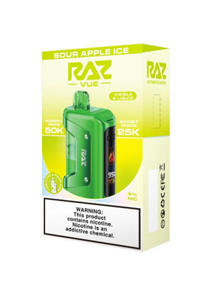 white gummy raz flavor RAZ VUE 50K Pod White Gummy
