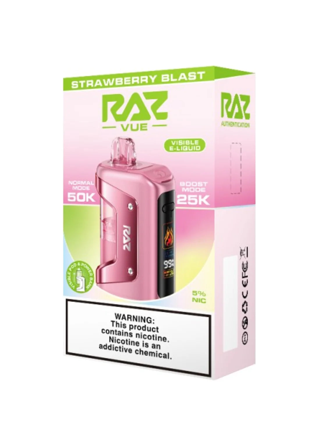 RAZ VUE 50K Kit Strawberry Blast