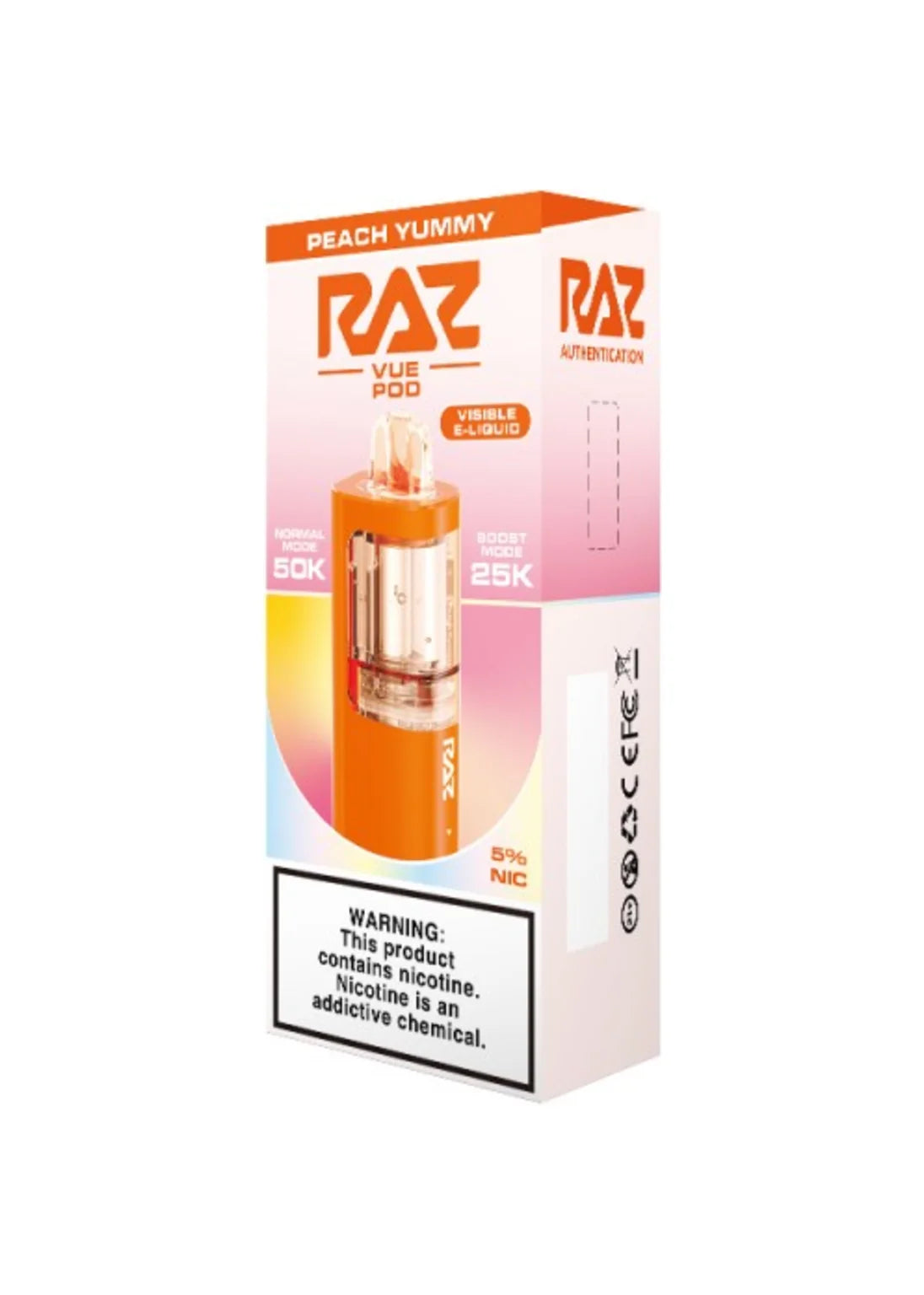 RAZ VUE 50K Pod Peach Yummy