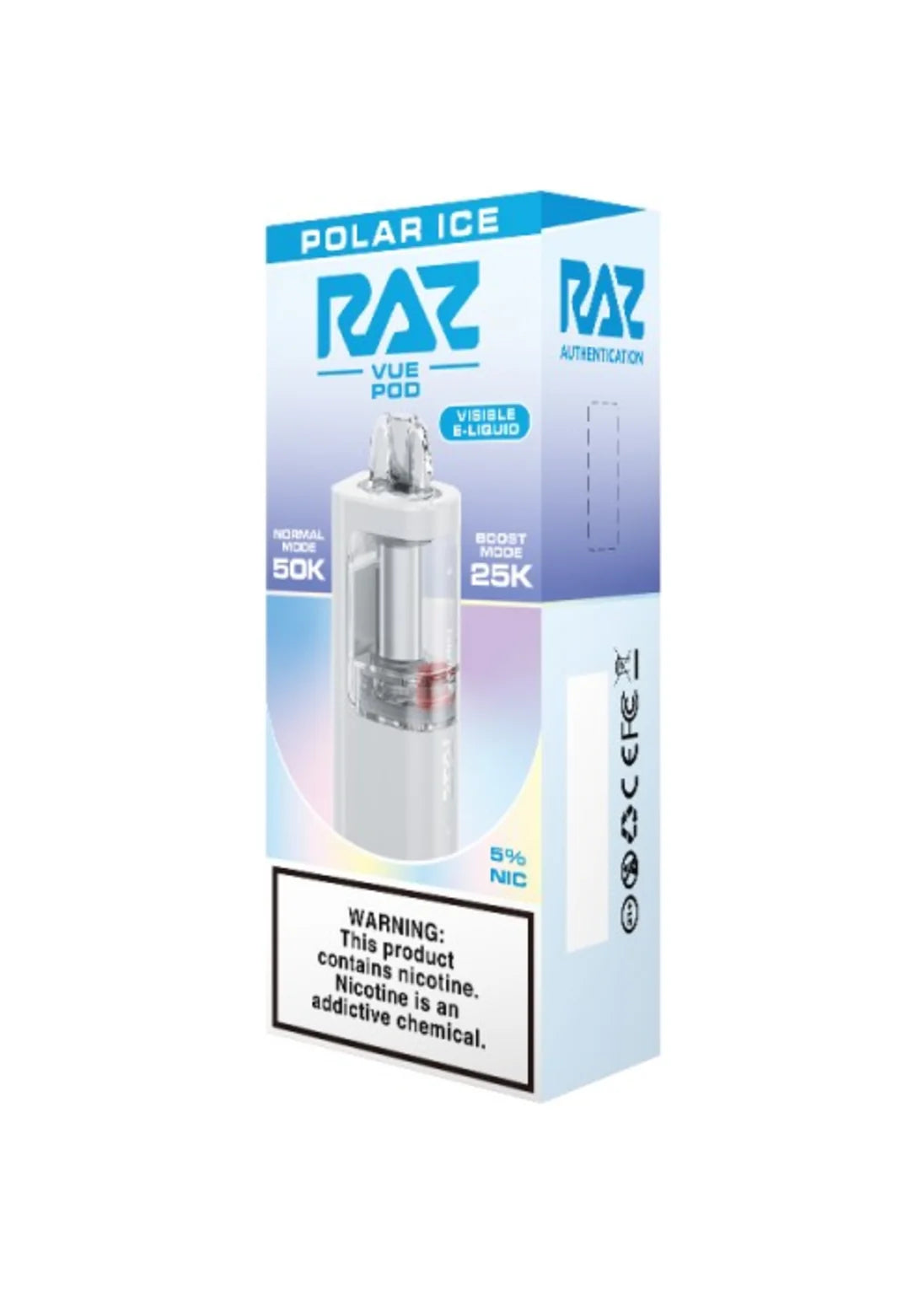 RAZ VUE 50K Pod Polar Ice