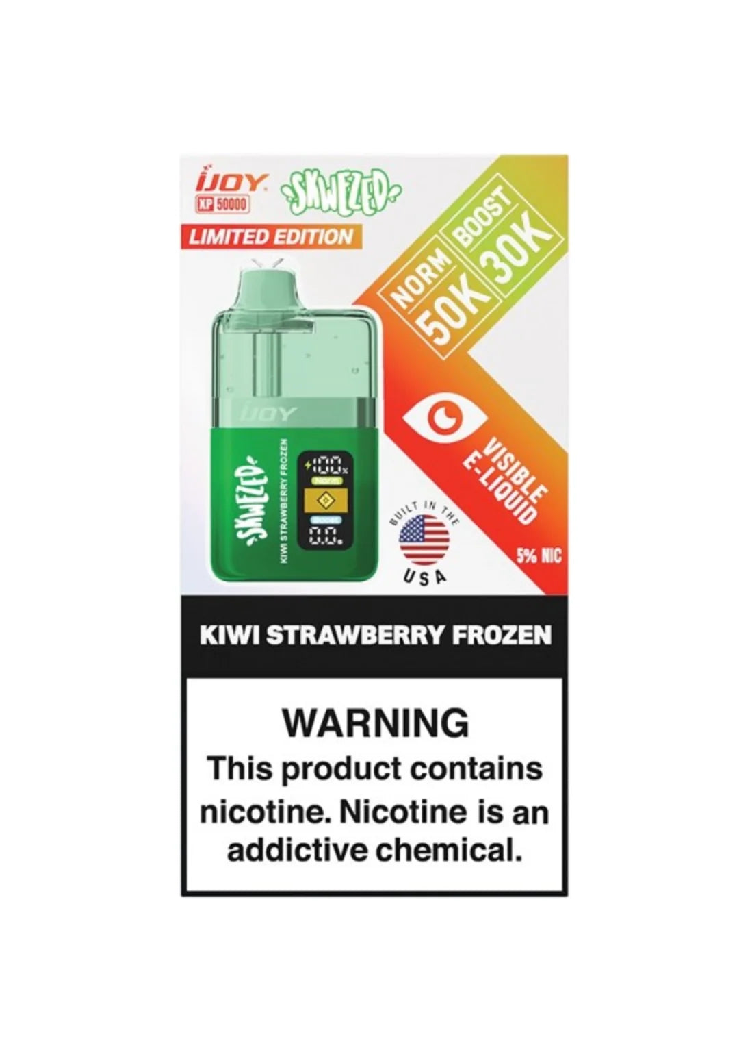 Skwezed x iJoy XP50000 Kiwi Strawberry Frozen