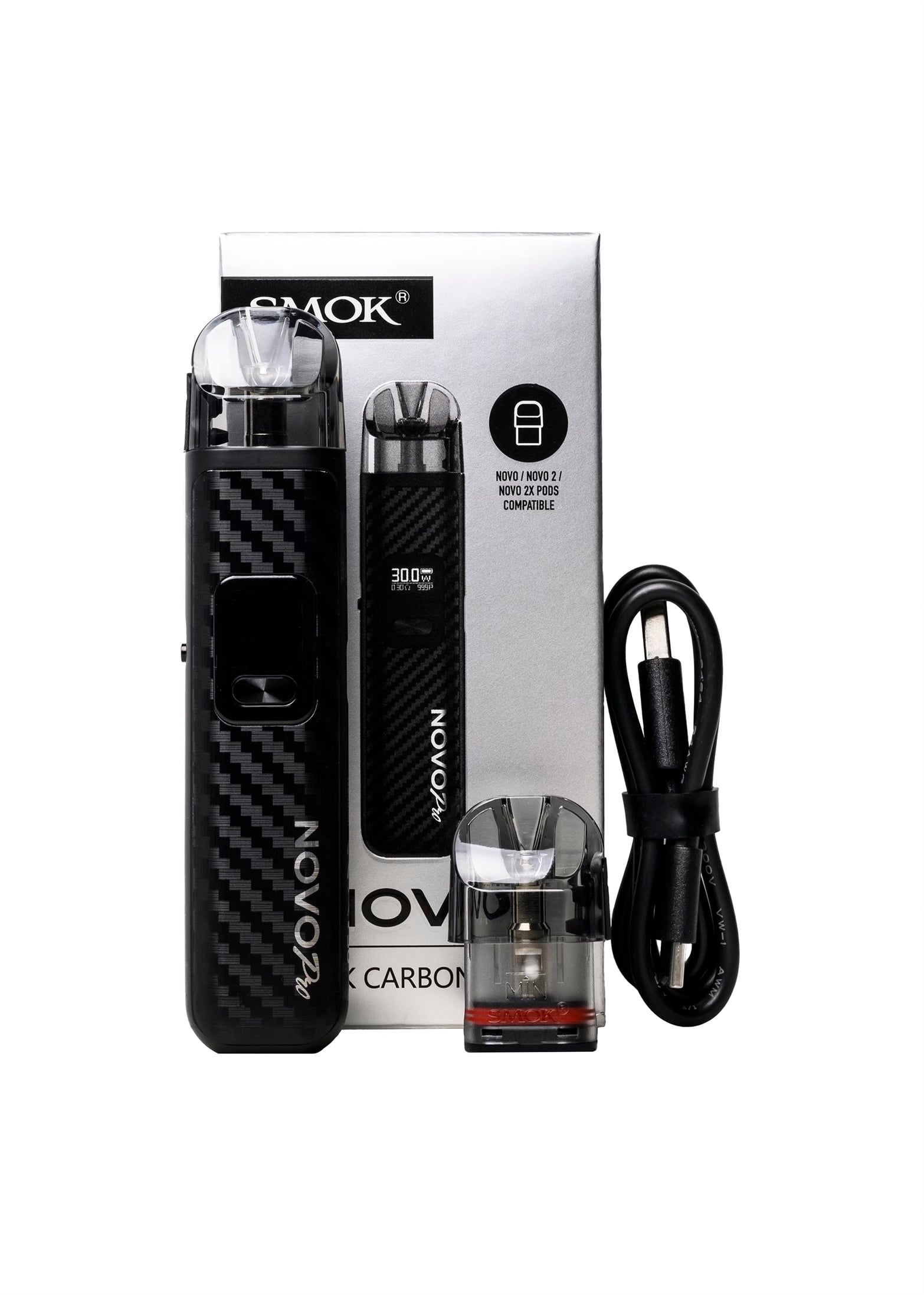 SMOK Novo Pro Black Carbon Fiber | GetPop