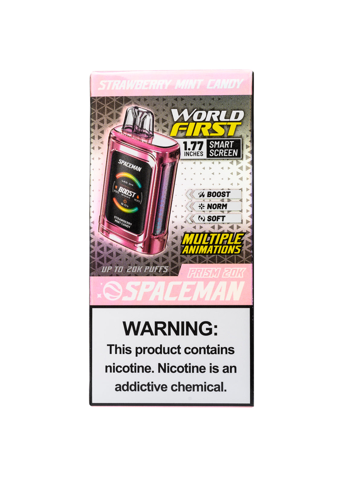 SMOK Spaceman Prism 20K Strawberry Mint Candy