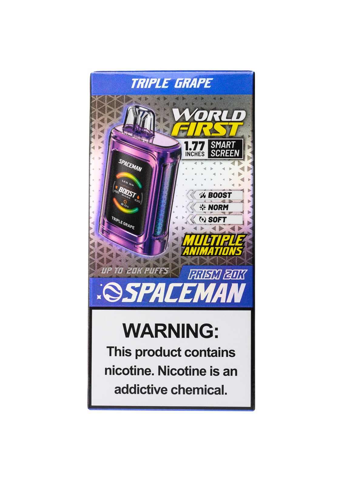 SMOK Spaceman Prism 20K Triple Grape | GetPop