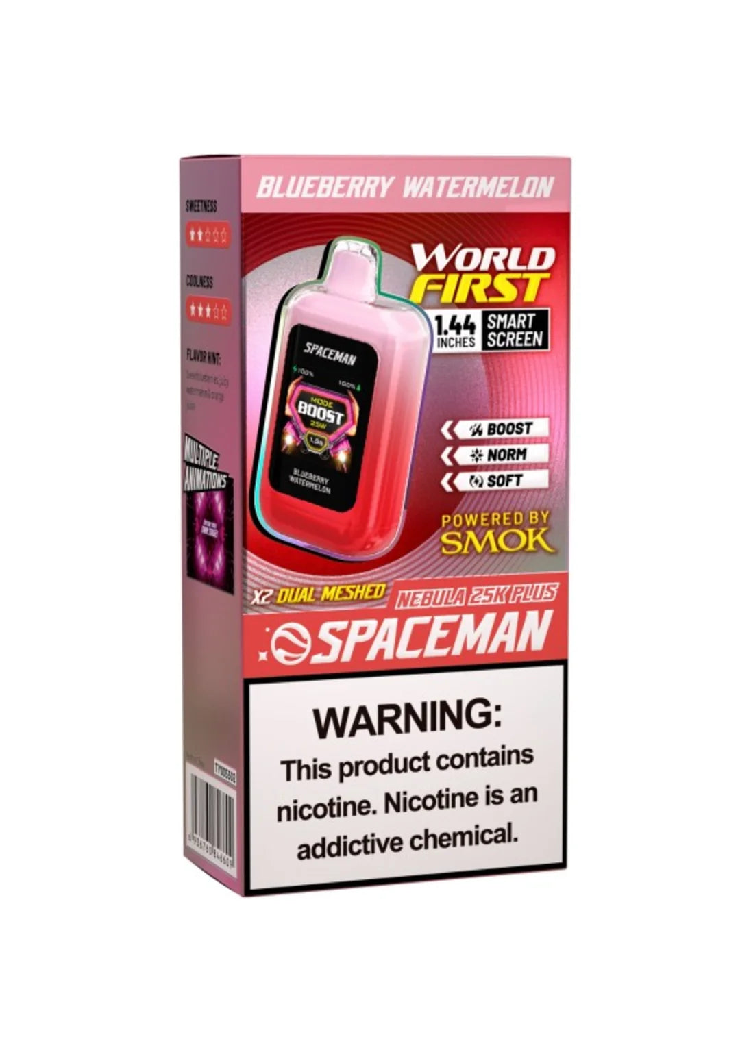 SMOK Spaceman Nebula 25K Plus Blueberry Watermelon