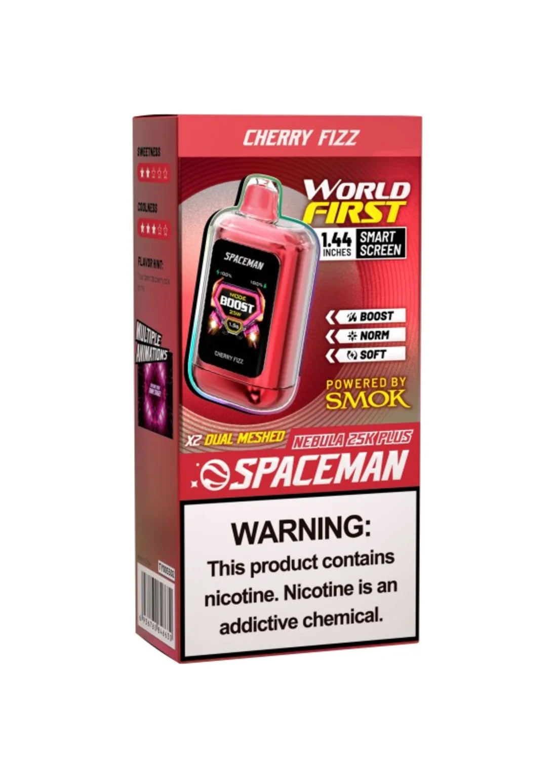 SMOK Spaceman Nebula 25K Plus Cherry Fizz