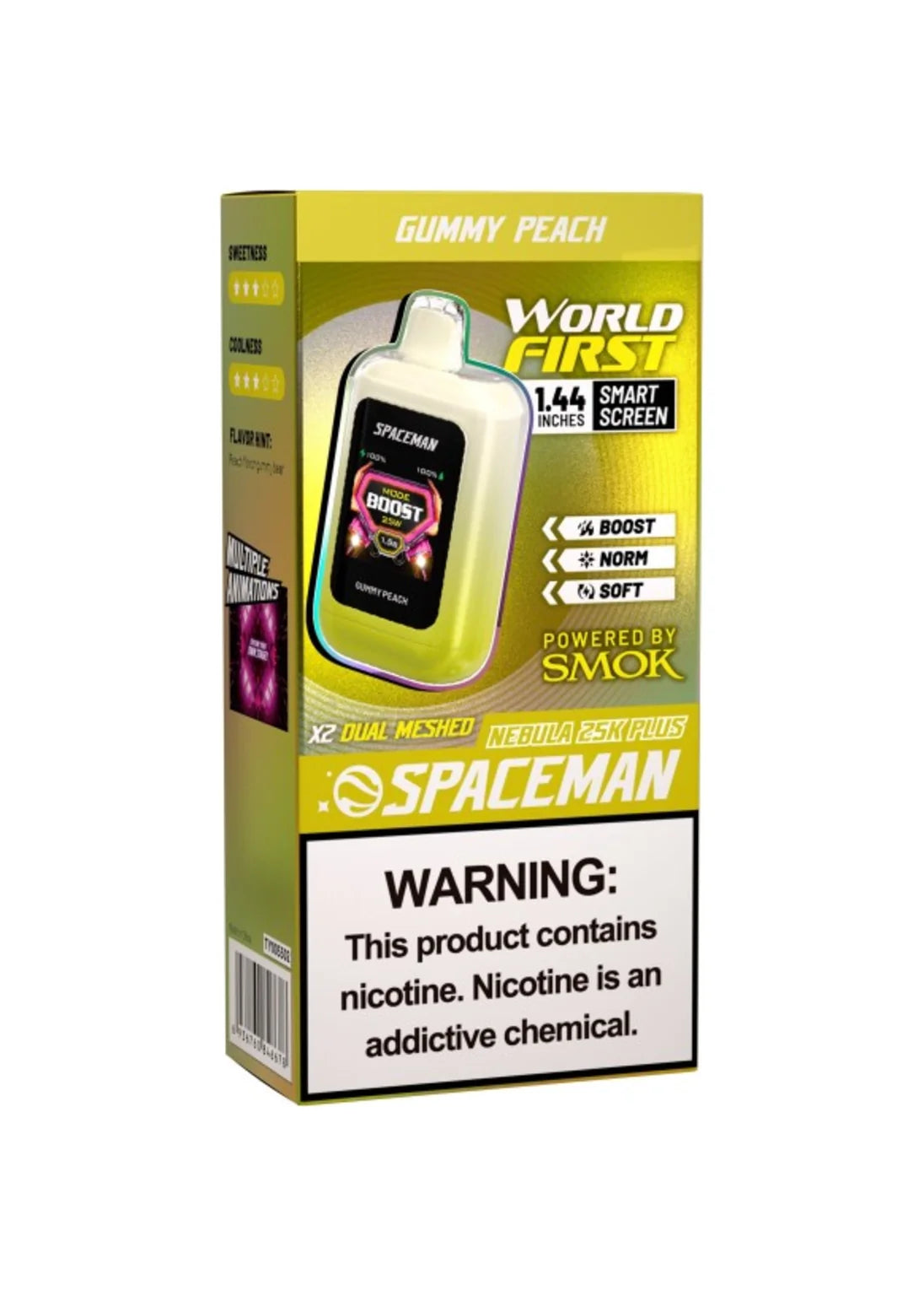 SMOK Spaceman Nebula 25K Plus Gummy Peach