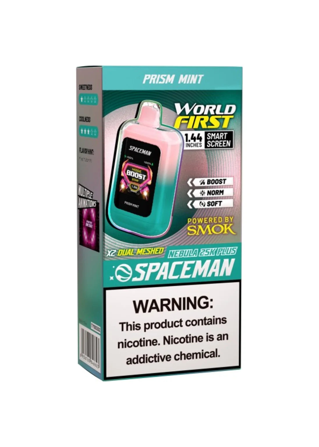 SMOK Spaceman Nebula 25K Plus Prism Mint | GetPop